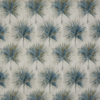 Greenery, Indigo - Fabric Only